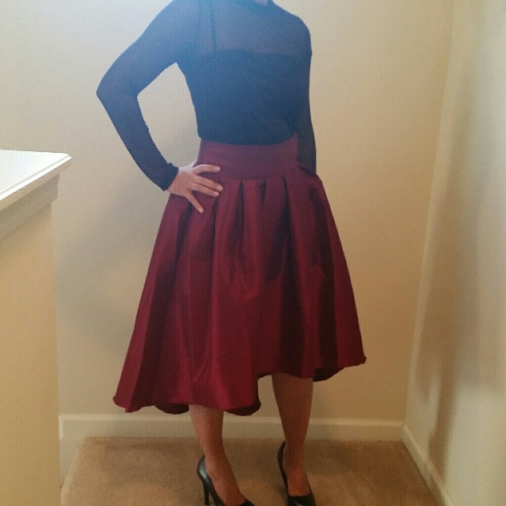 Haute Monde high low flare